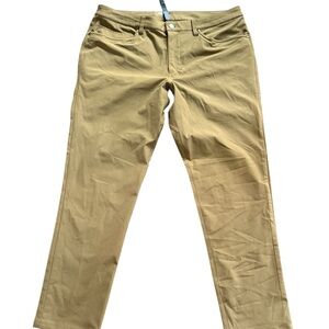 Lululemon ABC Classic Chino Pants in Khaki 36/28  - note Altered